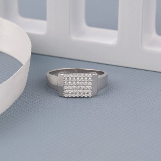 Men's Simple Diamond Ring