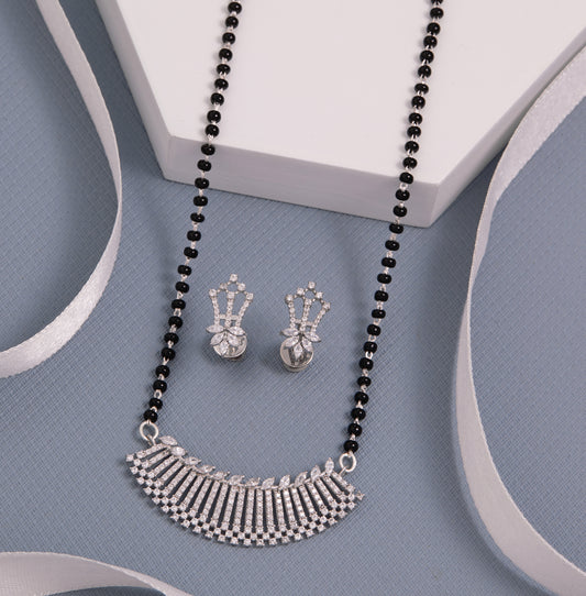 Heavy Silver Mangalsutra