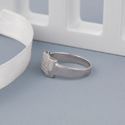 Men's Simple Diamond Ring