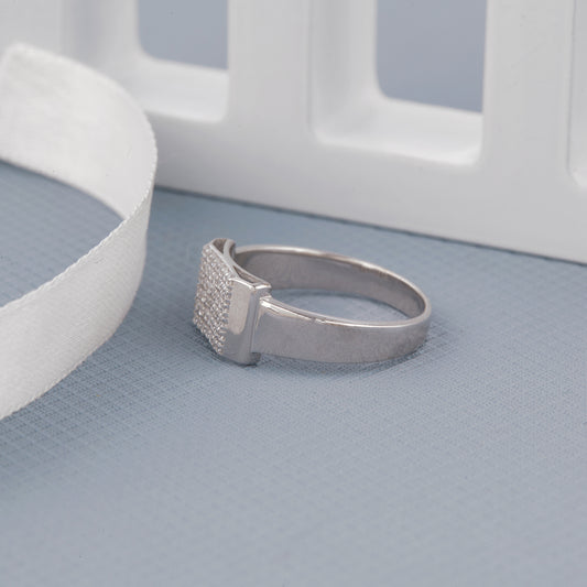 Men's Simple Diamond Ring