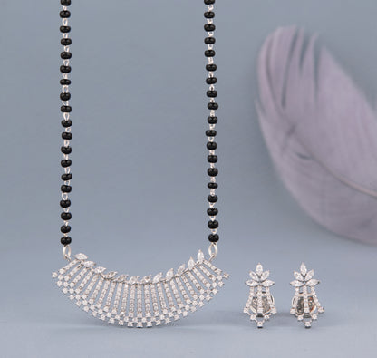 Heavy Silver Mangalsutra