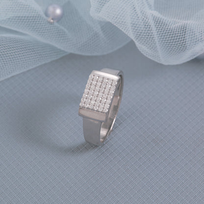 Men's Simple Diamond Ring