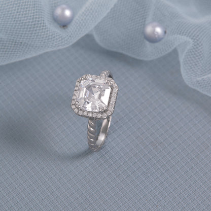 Ladies Square Diamond Ring