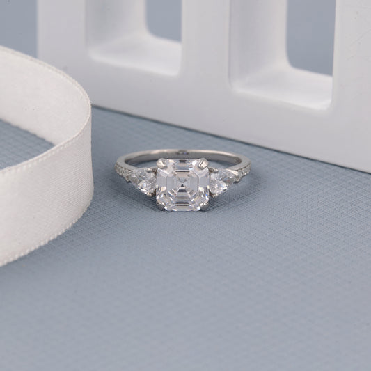 Ladies Square Diamond Ring