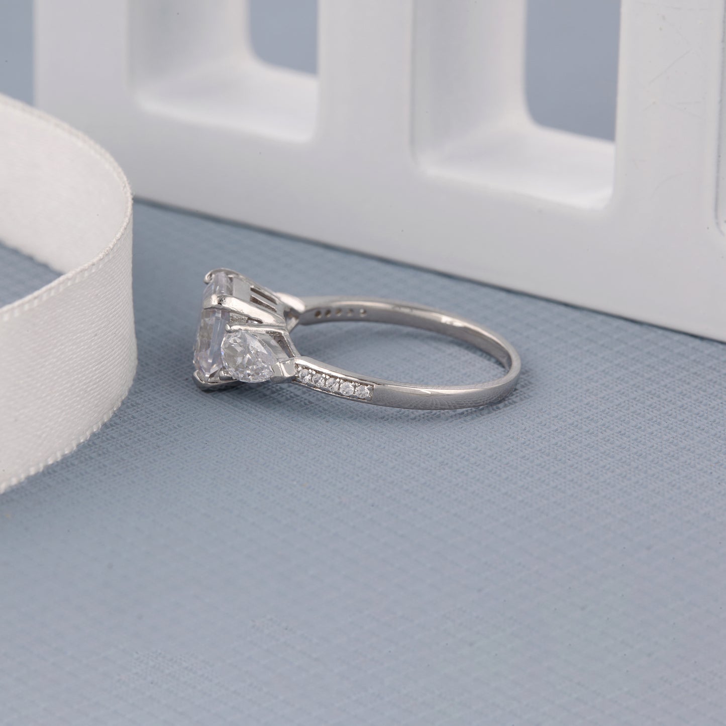Ladies Square Diamond Ring