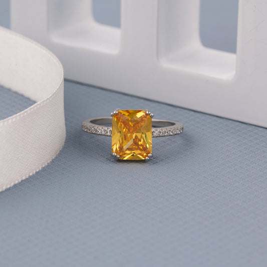 Ladies Yellow Diamond Ring