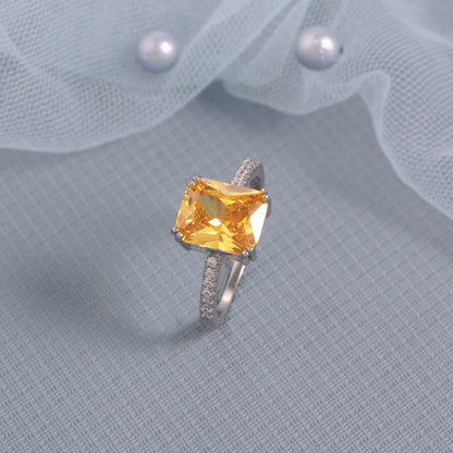 Ladies Yellow Diamond Ring