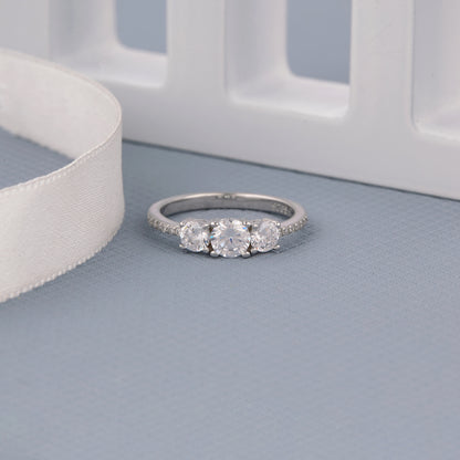 Ladies Three Diamond Ring