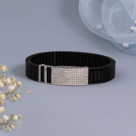 Diamond Silver Rolexbelt Bracelate