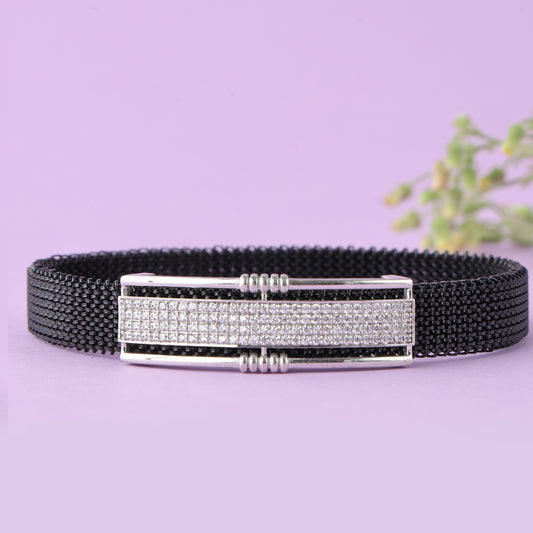 Silver Diamond Bracelate