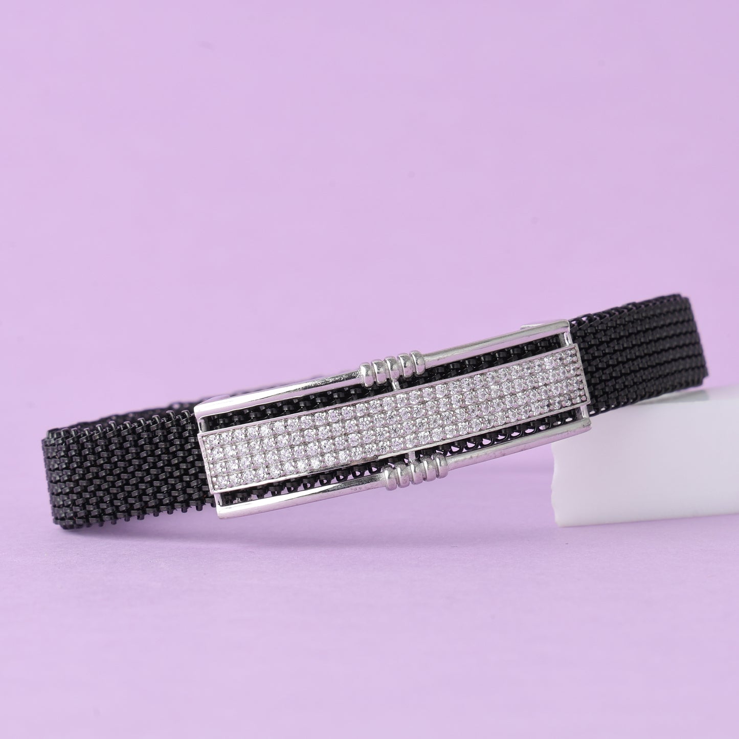 Silver Diamond Bracelate