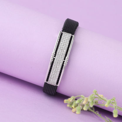 Silver Diamond Bracelate