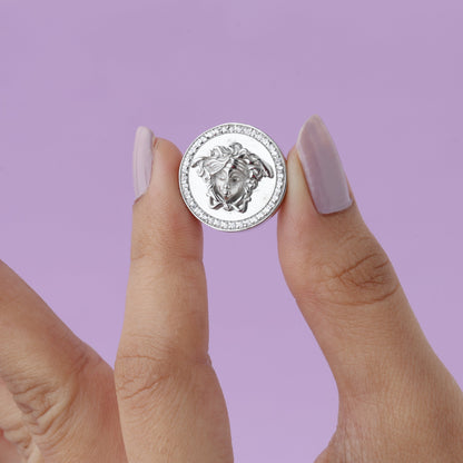 Heritage Silver Shirt Button