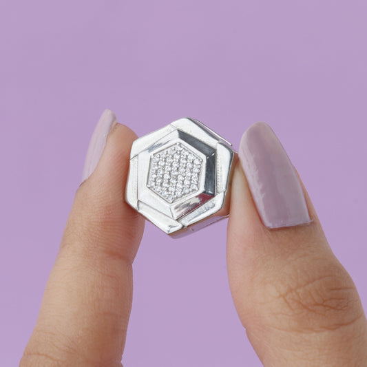 Noble Silver Shirt Button