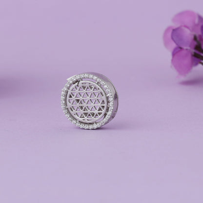 Premium Silver Shirt Button