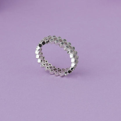 Silver Brilliance Diamond Ring